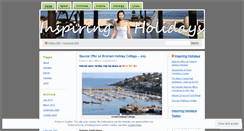 Desktop Screenshot of inspiringholidays.wordpress.com