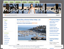 Tablet Screenshot of inspiringholidays.wordpress.com