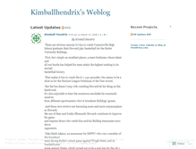 Tablet Screenshot of kimballhendrix.wordpress.com