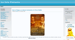 Desktop Screenshot of laislaflotante.wordpress.com
