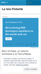 Mobile Screenshot of laislaflotante.wordpress.com