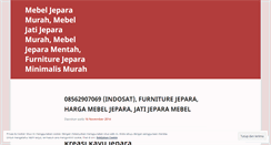 Desktop Screenshot of jualmebeljeparamurah.wordpress.com