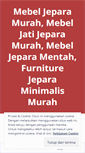 Mobile Screenshot of jualmebeljeparamurah.wordpress.com