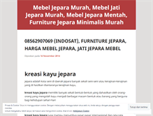 Tablet Screenshot of jualmebeljeparamurah.wordpress.com