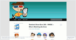 Desktop Screenshot of geekiestshowever.wordpress.com