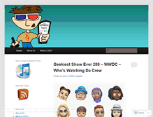 Tablet Screenshot of geekiestshowever.wordpress.com