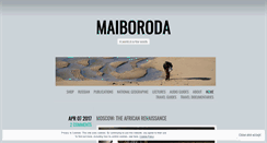 Desktop Screenshot of maiboroda.wordpress.com