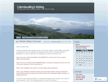 Tablet Screenshot of colombocalling.wordpress.com