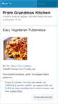 Mobile Screenshot of fromgrandmaskitchen.wordpress.com