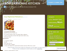 Tablet Screenshot of fromgrandmaskitchen.wordpress.com