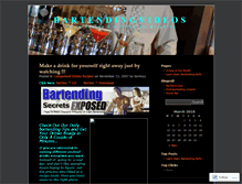 Tablet Screenshot of bartendingvideos.wordpress.com