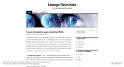 Desktop Screenshot of loungerecruiters.wordpress.com