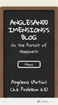 Mobile Screenshot of anglesanddimensions.wordpress.com