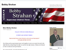 Tablet Screenshot of bobbystrahan.wordpress.com