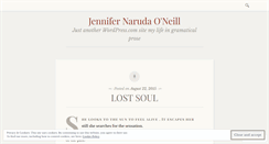 Desktop Screenshot of jenjenoneill.wordpress.com