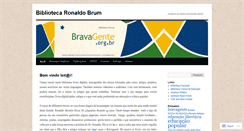 Desktop Screenshot of bibliotecabravagente.wordpress.com