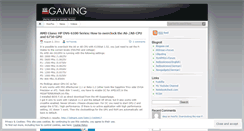 Desktop Screenshot of minigaming.wordpress.com