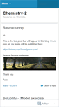Mobile Screenshot of chemyr2.wordpress.com