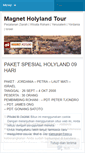 Mobile Screenshot of magnetholyland.wordpress.com