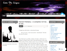 Tablet Screenshot of darkfent.wordpress.com