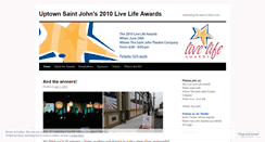 Desktop Screenshot of livelifeawards.wordpress.com