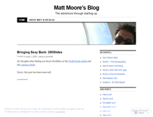 Tablet Screenshot of m3moore.wordpress.com