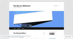 Desktop Screenshot of electricbillboard.wordpress.com