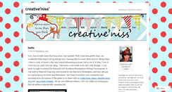 Desktop Screenshot of creativenissdotcom.wordpress.com