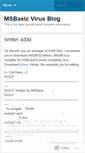 Mobile Screenshot of msbasic.wordpress.com