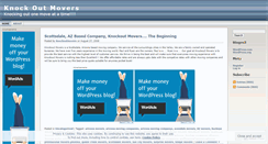 Desktop Screenshot of knockoutmovers.wordpress.com