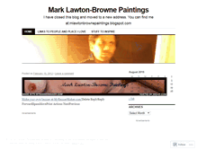 Tablet Screenshot of marklawtonbrowne.wordpress.com