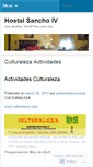 Mobile Screenshot of hostalsancho4.wordpress.com
