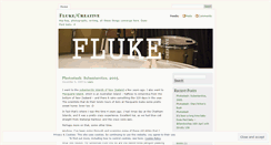 Desktop Screenshot of flukecreative.wordpress.com