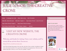 Tablet Screenshot of julielomoe.wordpress.com