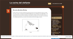 Desktop Screenshot of lacocinadelelefante.wordpress.com