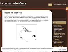 Tablet Screenshot of lacocinadelelefante.wordpress.com