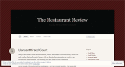 Desktop Screenshot of diningoutincardiff.wordpress.com