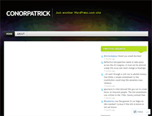 Tablet Screenshot of conorpatrick.wordpress.com