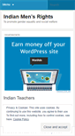 Mobile Screenshot of indianmen.wordpress.com