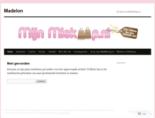 Tablet Screenshot of madelonmijnmiskoop.wordpress.com