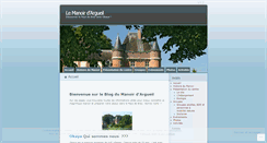 Desktop Screenshot of lemanoirargueil.wordpress.com