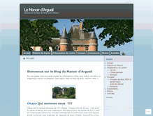 Tablet Screenshot of lemanoirargueil.wordpress.com