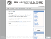 Tablet Screenshot of leanconstruction.wordpress.com