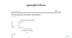 Desktop Screenshot of agungherdana.wordpress.com