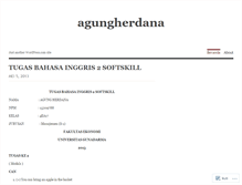 Tablet Screenshot of agungherdana.wordpress.com