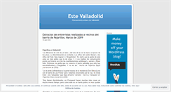 Desktop Screenshot of estevalladolid.wordpress.com