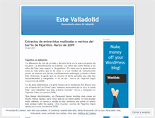 Tablet Screenshot of estevalladolid.wordpress.com