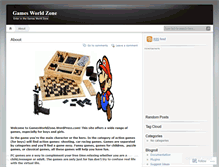 Tablet Screenshot of gamesworldzone.wordpress.com