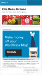 Mobile Screenshot of ellebeaugrease.wordpress.com