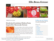 Tablet Screenshot of ellebeaugrease.wordpress.com